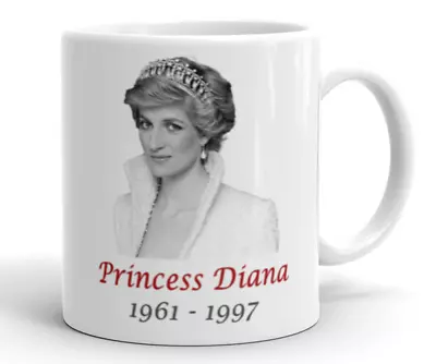 £9.25 • Buy Princess Diana Of Wales Mug Original Lady Spencer Tribute Gift Royal Memorabilia