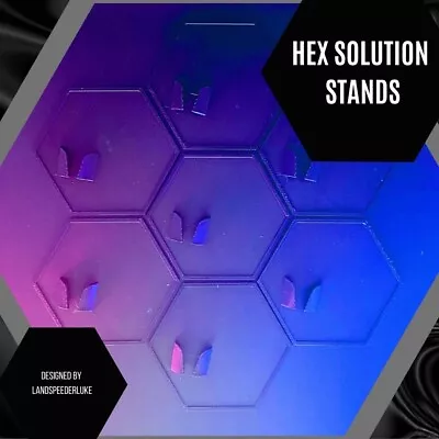 Hex Solution Action Figure Stands For 1:12 / 6   Scale Figures - Pack Of 10 • $15