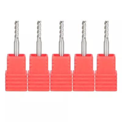 5 PCS 3/32  4 Flute Carbide End Mill 1-1/2  Overall Length 3/8  LOC • $13.98