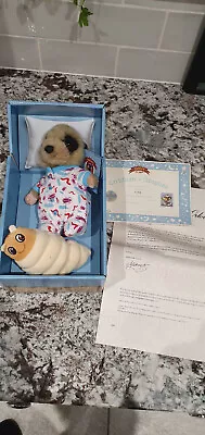 Meerkat Baby Oleg And Baby Glow Worm Bug With Certificate Of Adoption & Letter • £10