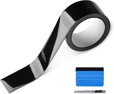 Free Tool Kit High Gloss Vinyl Wrap Kit For Black Out Chrome Delete Window Trim • $28.50