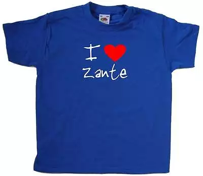 I Love Heart Zante Kids T-Shirt • £8.99