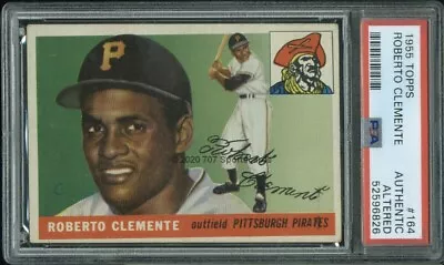 1955 Topps 164 (R) Roberto Clemente PSA 0 (6826) • $2500
