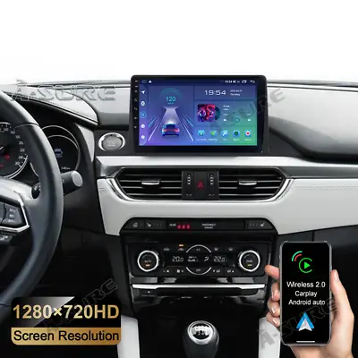 Wireless Carplay For Mazda 6 2016-2017 Android 12 Car Stereo Radio GPS 2GB+32GB • $199.99