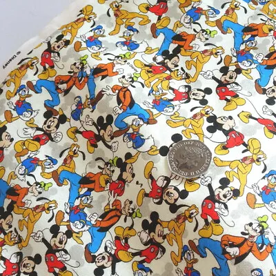 100% Cotton - Disney 'Mickey Mouse' Digital Print - 140cm / 56  Wide - £12.99mt • £12.99