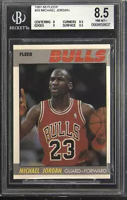 1987-88 Fleer #59 Michael Jordan BGS 8.5 • $499