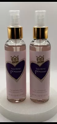 LOT Of 2~Vera Wang Princess ~ Hair And Body Mist ~ 4 Fl Oz / 118 Ml ~ New Sealed • $16