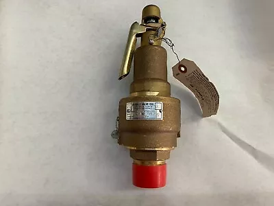 Kunkle 6186gf02-km 1-1/4  125psig Pressure Relief Steam Safety Valve • $249