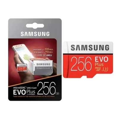 £17.95 • Buy Samsung EVO Select 256GB Micro SD SDXC Class 10 Memory Card With Adapter