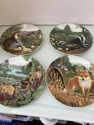 4 X Davenport Collectible Plates 1991 - Secret Life Of The Farm By Steve Holden • £18