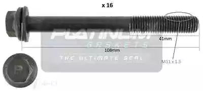 CYLINDER HEAD BOLT SET For SUZUKI ESCUDO GRAND VITARA 2.7L H27A DOHC V6 • $161.85