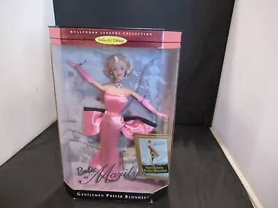 1997 Barbie As Marilyn Pink Gentlemen Prefer Blondes Hollywood Legends • $111.70
