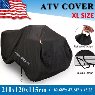 Waterproof ATV Cover Storage Quad Bike For Honda Kawasaki Suzuki Yamaha Polaris • $27.59