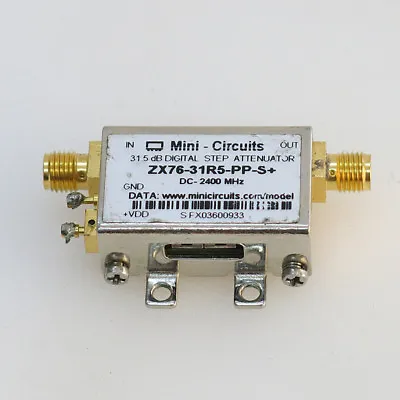 1pc Mini-Circuits ZX76-31R5-PP-S+ 2400MHz SMA RF Digital Step Attenuator • $115