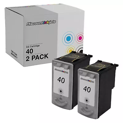 2PK PG40 PG-40 For Canon 0615B002 BLACK Print Cartridge Pixma IP2600 MP160 MX310 • $29.99