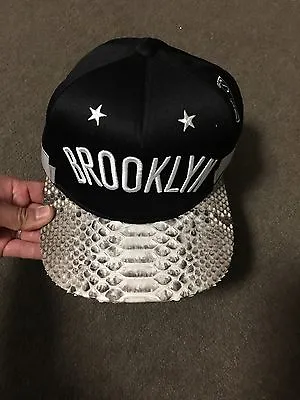 Mitchell And Ness Brooklyn Nets Snake Skin Snap Back • $299.45
