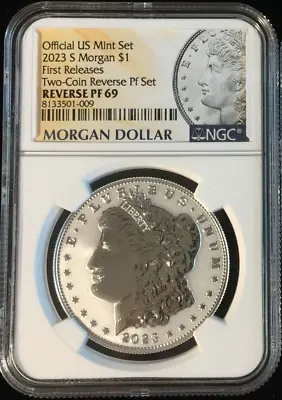 2023 NGC PF69 MORGAN REVERSE PROOF Silver Dollar FIRST RELEASES • $89.95