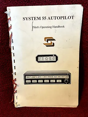 S-tec System 55 Autopilot Pilot's Operating Handbook P/n 8747 • $35.99