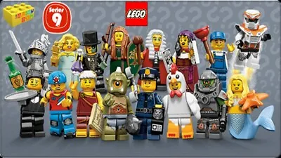 Lego 71000 Series 9 Minifigures - CHOOSE YOUR MINIFIGURE! • $10