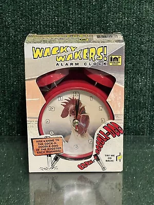 Wacky Wakers Rooster Alarm Clock Barn Yard Series Feldstein Rise & Shine Chicken • $25