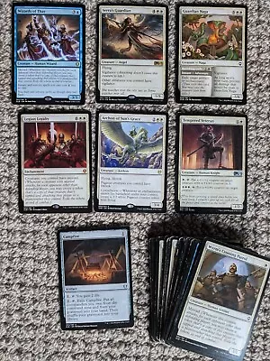 Magic The Gathering Bulk (185 Cards) + Blue/White Deck • $21