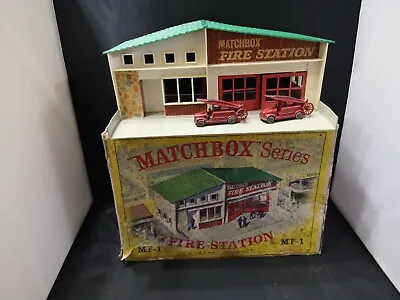 W130-matchbox Lesney Mf-1 Fire Station And Original Box.**green Roof** • $246.26