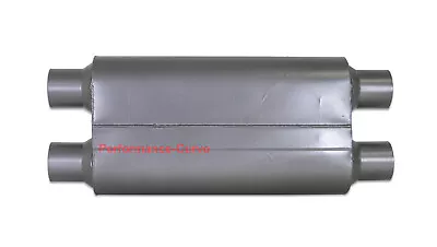 3 Chamber Performance Exhaust Muffler Ceramic Dual 2.5  IN  Dual 2.5  Out • $59.95