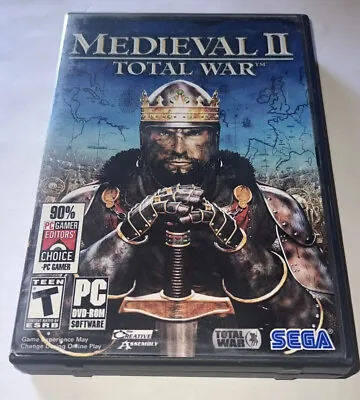 Total War: Medieval II DVD-ROM Game By Sega 2 CD Set Perfect Discs +Manuals • $12.88