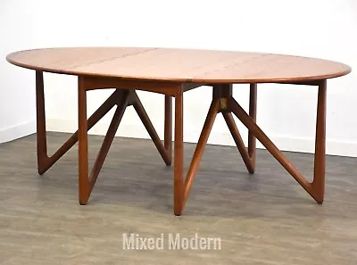 Kurt Ostervig Oval Teak Dining Table • $3650