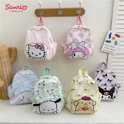 Kuromi Cinnamoroll Hello Kitty Melody Children Schoolbag Shoulder Bag Kids Gifts • $29.69