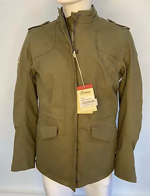 Indian Motorcycle Military With Armor Jacket Coat Woman’s Zip Out Vest Large NWT • $150