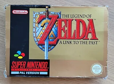 SNES The Legend Of Zelda A Link To The Past Boxed With Instructions & Map • £100