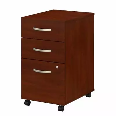 Studio C 3 Drawer Mobile File Cabinet In Hansen Cherry - Engineered Wood • $307.29