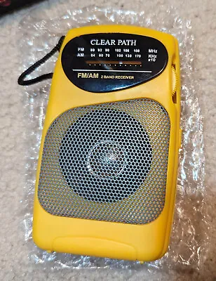 Clear Path AM/FM Portable Pocket Radio - New In The Box! • $14.95