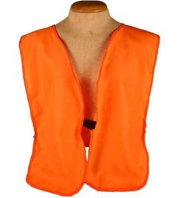 $8.99 • Buy NORTHEAST PRODUCTS Men's Size L HUNTER'S/SAFETY VEST Blaze Orange ~ New