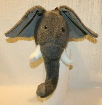 Elephant Head Wall Mount Soft Sculpture Plus By Dianne Shapiro • $59.95
