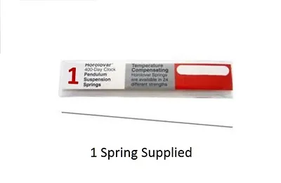 1 X HOROLOVAR 400 DAY ANNIVERSARY CLOCK SUSPENSION SPRING 23 SIZES - Single • £3.67