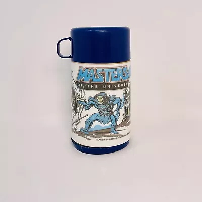 Vintage Masters Of The Universe Mattel 1983 Thermos He Man Skeletor By Aladdin • $24.98