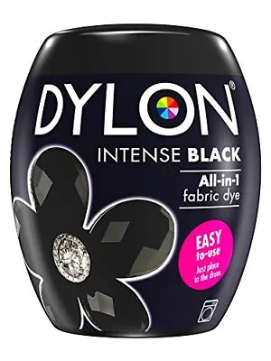 Intense Black Dylon Machine Dye Pod Powder Fabric Wash For Colour Clothes 350G • £8.76
