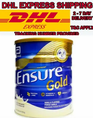 2 X Abbott Ensure Gold Complete Nutrition Milk Powder Vanilla Flavor 850g DHL • $138.50