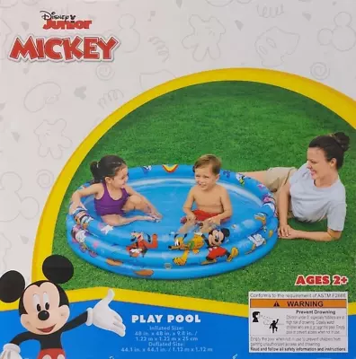 Disney Junior Mickey Mouse Funhouse Inflatable Play Pool Ages 2+ • $19.99
