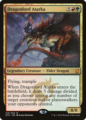 MTG Dragonlord Atarka  - Dragons Of Tarkir • $6.65