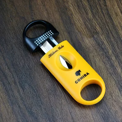 $5.99 • Buy Plastic V-Cut Cigar Cutter Brand New Stainless Steel Blades Classic Cigar Cutter