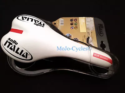 Selle Italia SLR Monolink Carbon White Red Saddle New • $265