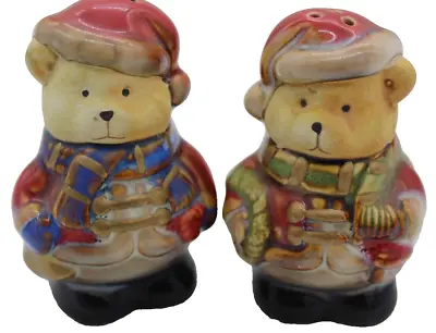 Vintage Little Bear Salt And Pepper Shakers Winter/ Christmas. 3 In • $9.99