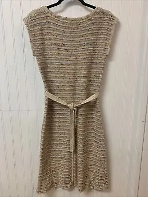 Vtg St John Dress Womens Adult Small Robinsons Knit Sleeveless Midi Belted • $50