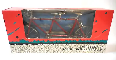 Red Tandem Bike Model Scale 1:10 Diecast Replica Toy MyTek MY-0054 Bicycle • $29.95