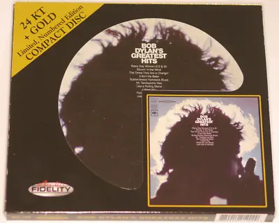 AUDIO FIDELTY  CD Bob Dylan's Greatest Hits (24K Gold) • £49.99