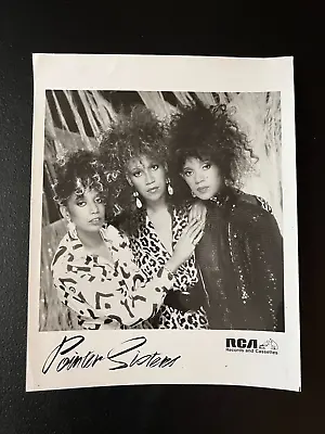 1980s POINTER SISTERS Girls Singing Group Original 8x10 Press Photo • $9.99