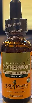 Herb Pharm Motherwort System Restoration Endocrine 1oz. - EXP: 5/23 • $12.95